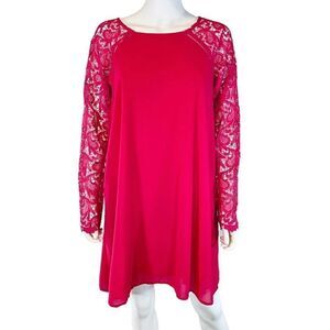 Love Riche Laced Long Sleeve Casual Dress